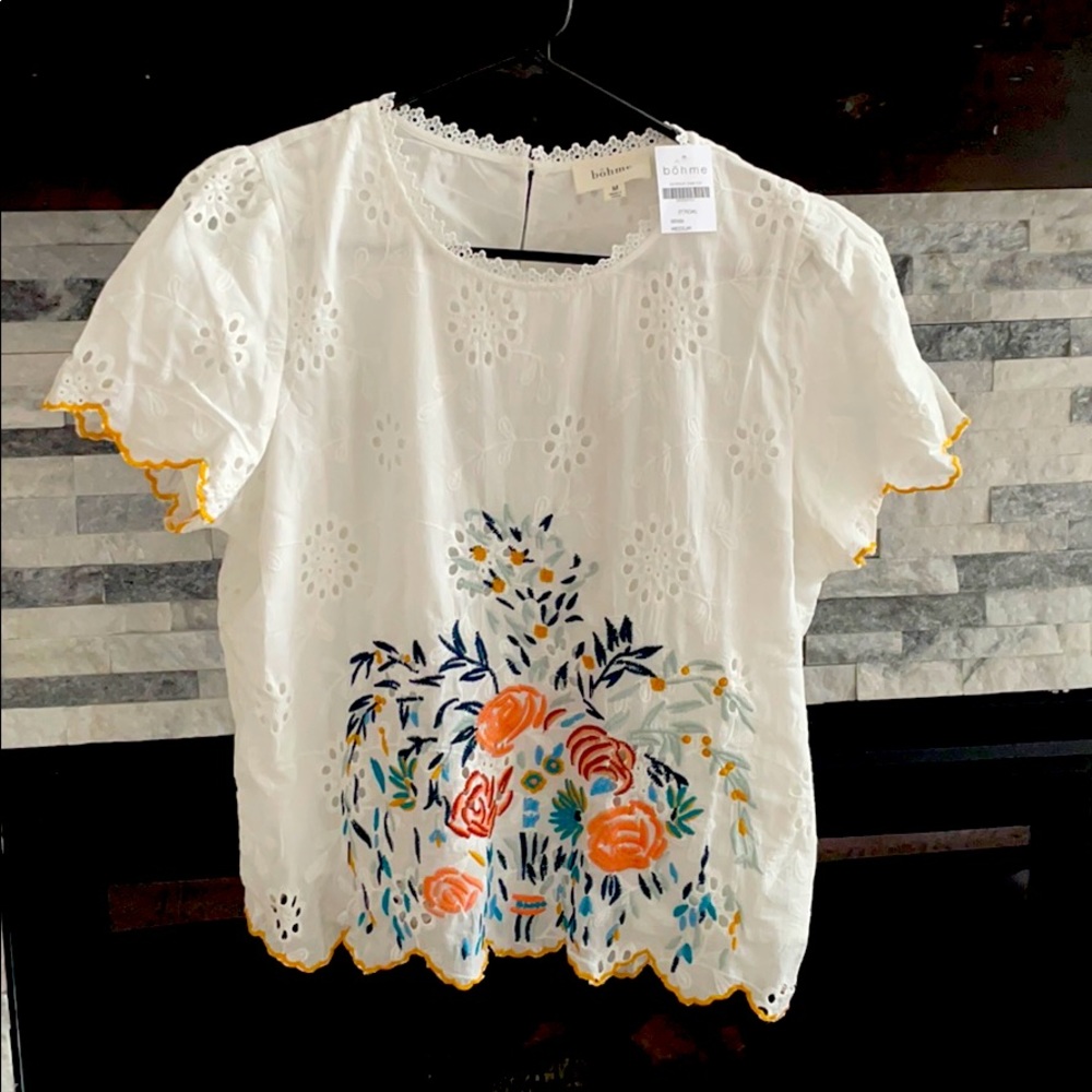 Bohme Embroidered top